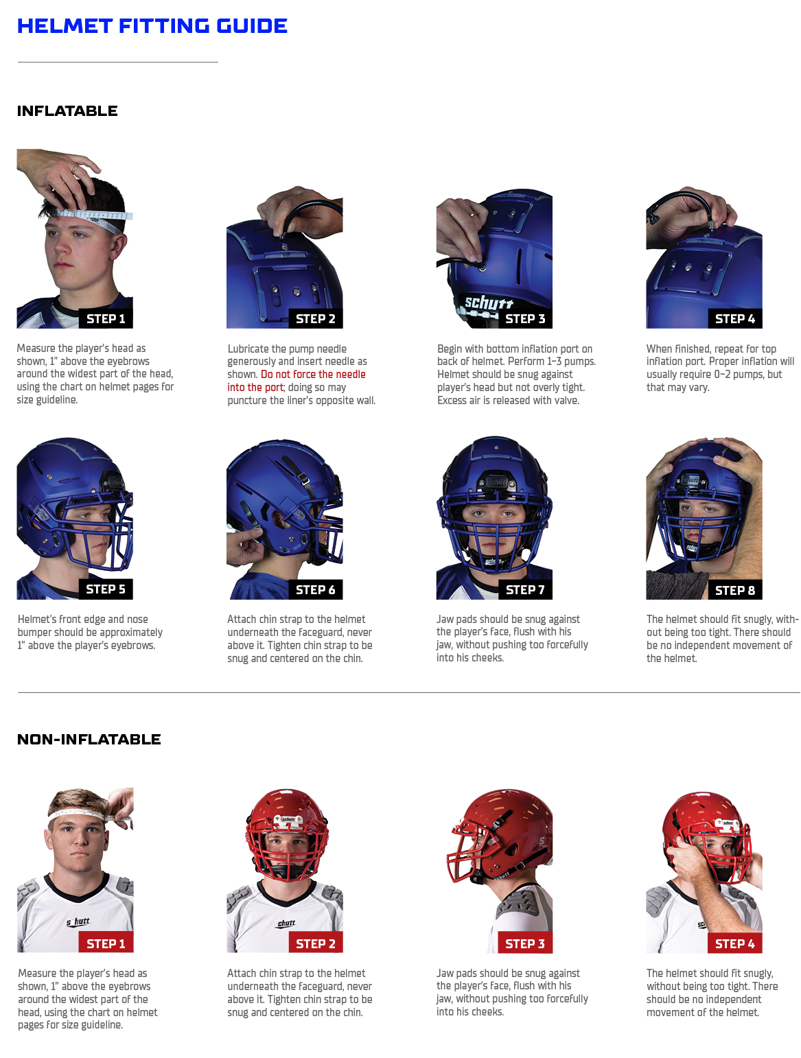 Football hot sale helmet measurements